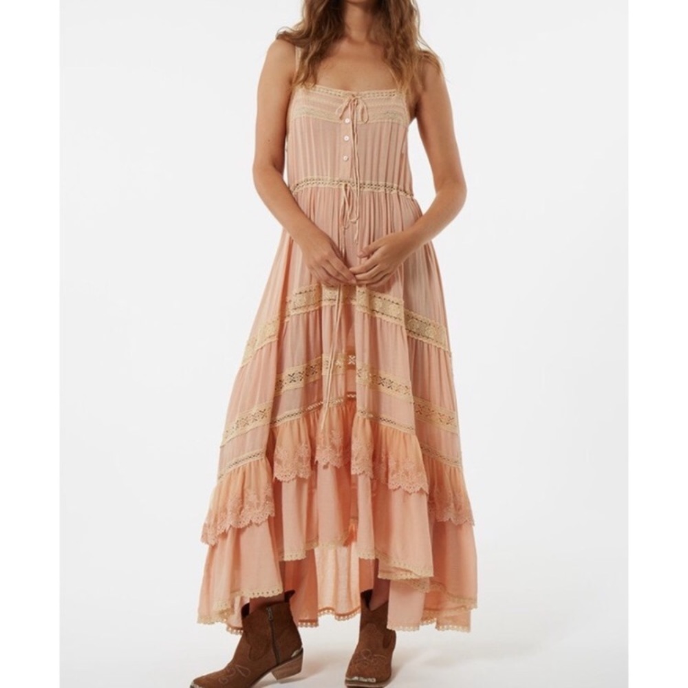 Spell blush prairie dress